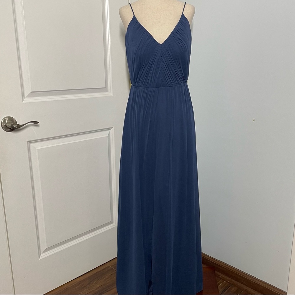 Vivian Diamond Dressy Collection Navy Gown Maxi dress